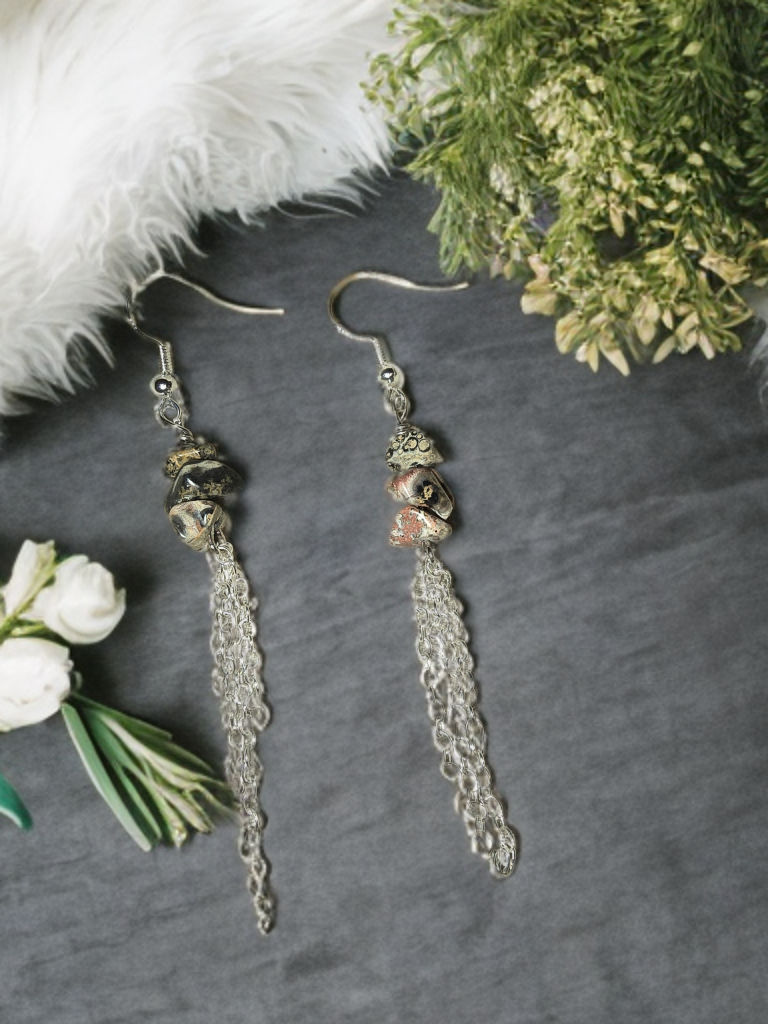 Silver Chain Earrings